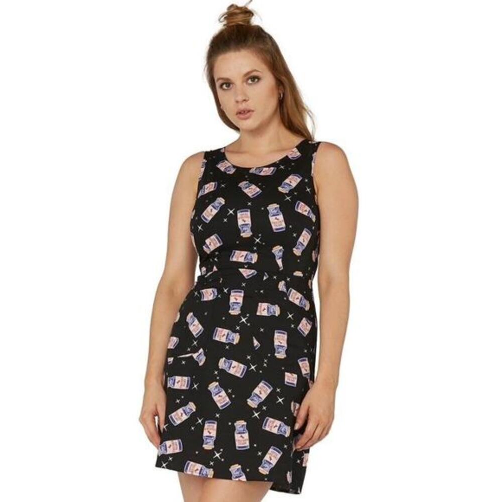 Dangerfield Unicorn Tears Black A-Line Dress Size 10